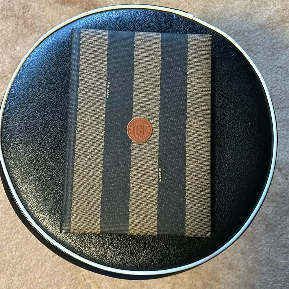 VINTAGE FENDI PHONE/ADDRESS BOOK - Picture 1 of 6